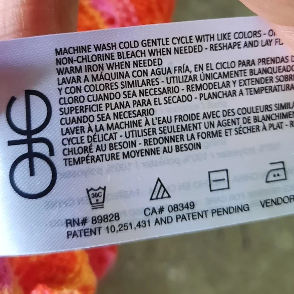 NWT Jessica Simpson Crochet Maxi Dress Size Med Orange Pink Open Knit Boho - Picture 14 of 15